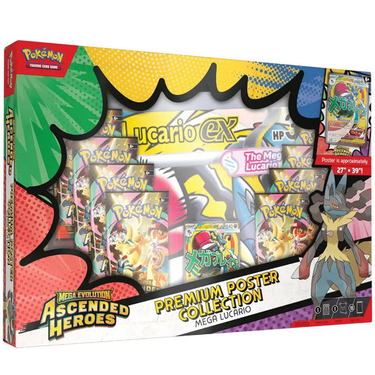 Pokemon Mega Evolution Ascended Heroes Premium Poster Collection Mega Lucario English - PokeTCG