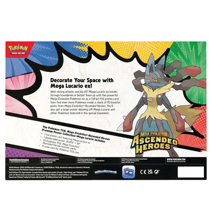 Pokemon Mega Evolution Ascended Heroes Premium Poster Collection Mega Lucario English - PokeTCG
