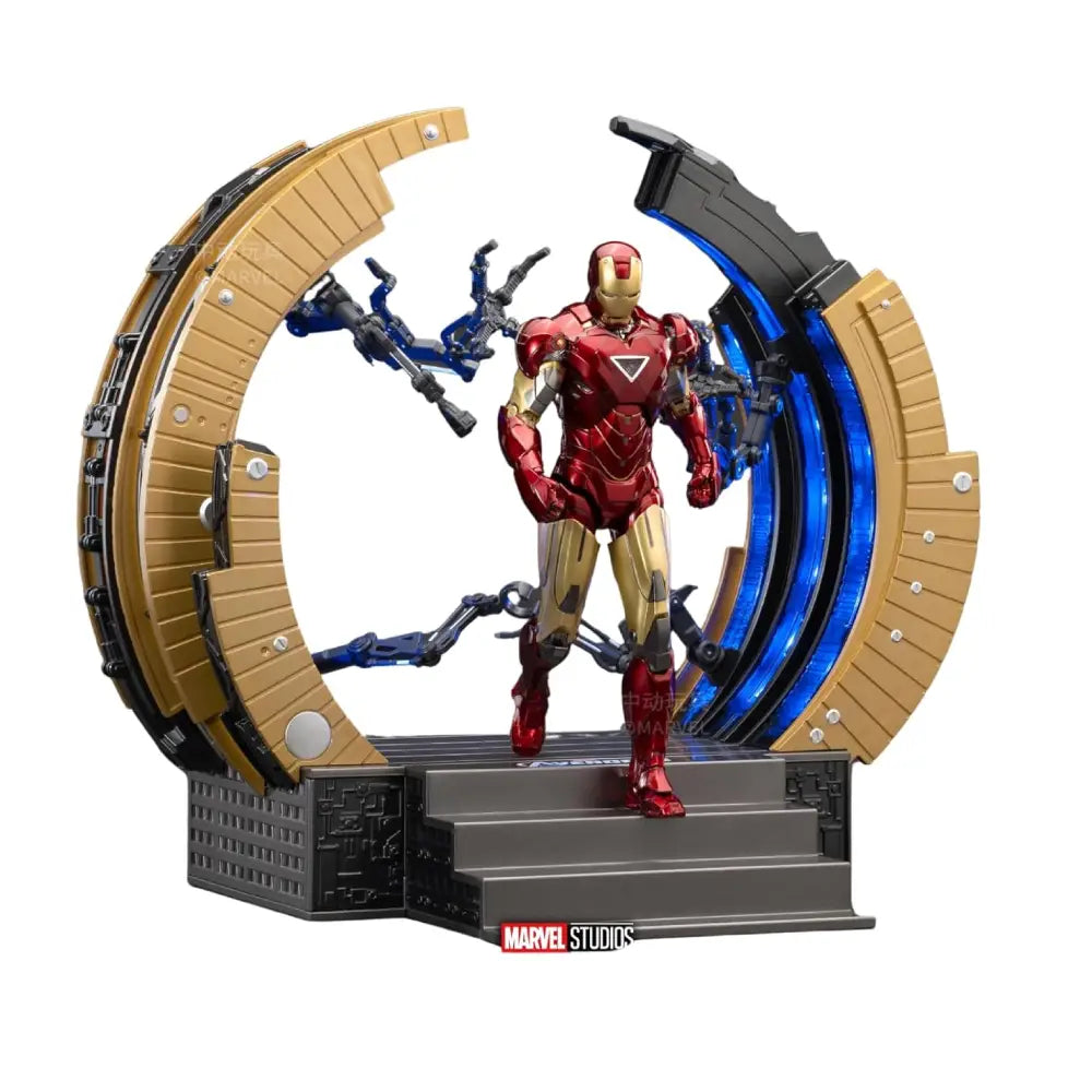 Marvel Studios The Avengers Iron Man Mark 6 MK06 1:10 Scale Suit-Up Gantry Figure by ZD Toys