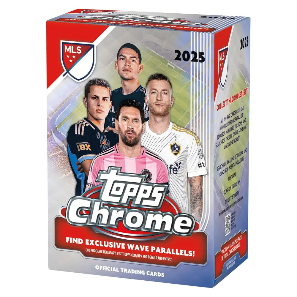 Topps Chrome MLS 2025 Factory Sealed Value Box