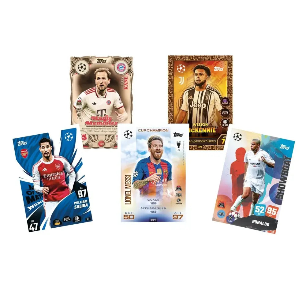 Topps UEFA Champions League Match Attax Trading Card Game Multipack 2025-26
