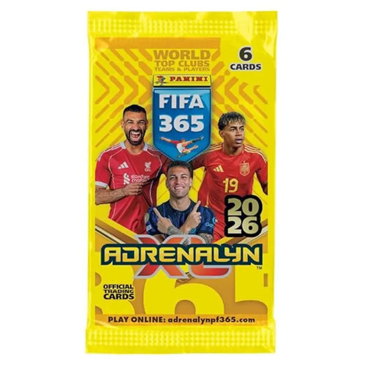 Panini FIFA 365 Adrenalyn XL 2026 Booster Pack Trading Cards