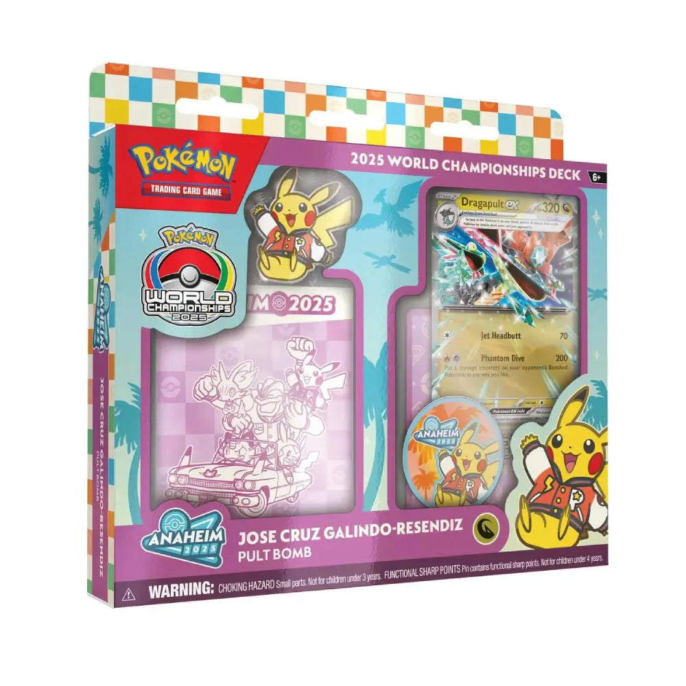 Pokémon TCG 2025 World Championships Deck – Jose Cruz Galindo-Resendiz "Pult Bomb" Factory Sealed