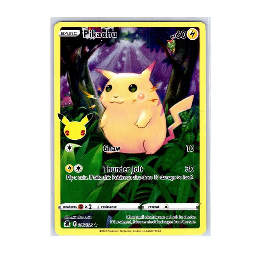 Pikachu 005/025 Holo Rare Celebrations – Near Mint English Pokémon Card