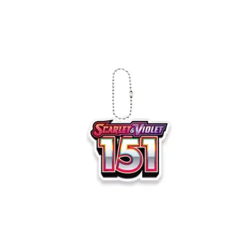 Pokémon TCG Logo Acrylic Keychain – Anime Card Game Keyring Charm