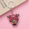 One Piece Luffy & Zoro Acrylic Ring Keychain Set – Anime Bag Charm