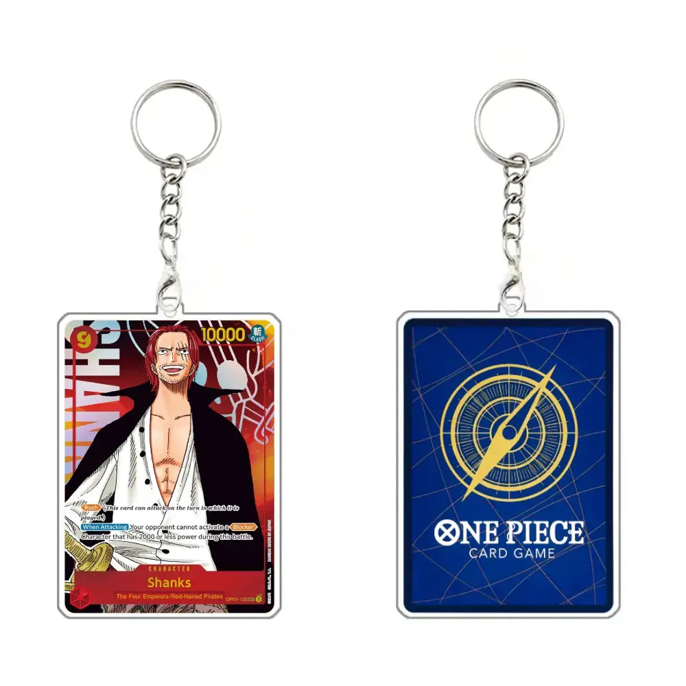 One Piece Luffy & Crew Acrylic Keychain – Straw Hat Pirates Anime Keyring