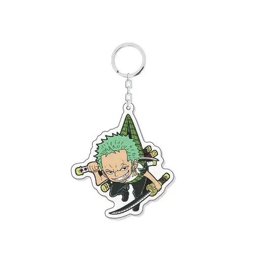 One Piece Acrylic Charm Keychain – Custom Anime Character Keyring