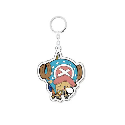 One Piece Acrylic Charm Keychain – Custom Anime Character Keyring