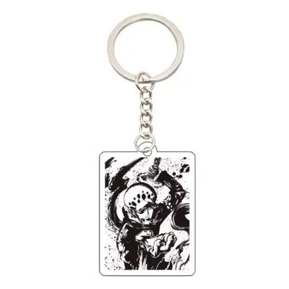 One Piece Ink Wash Acrylic Keychain – Kuzan, Enel, Boa Hancock & Katakuri