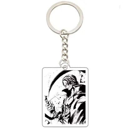 One Piece Ink Wash Acrylic Keychain – Kuzan, Enel, Boa Hancock & Katakuri