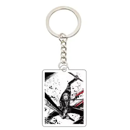 One Piece Ink Wash Acrylic Keychain – Kuzan, Enel, Boa Hancock & Katakuri