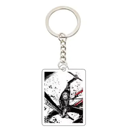 One Piece Ink Wash Acrylic Keychain – Kuzan, Enel, Boa Hancock & Katakuri