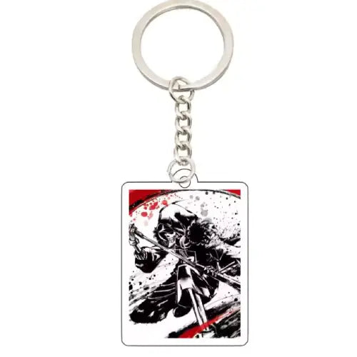 One Piece Ink Wash Acrylic Keychain – Kuzan, Enel, Boa Hancock & Katakuri