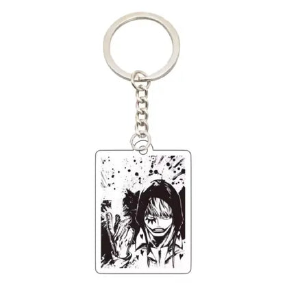 One Piece Ink Wash Acrylic Keychain – Kuzan, Enel, Boa Hancock & Katakuri