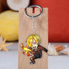 One Piece Monkey D. Luffy Double-Sided Acrylic Keychain – Premium Anime Keyring