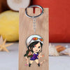 One Piece Monkey D. Luffy Double-Sided Acrylic Keychain – Premium Anime Keyring
