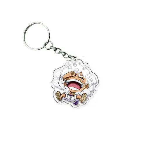 One Piece Baby Face Acrylic Keychain – Luffy, Zoro, Sanji, Law & More