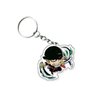 One Piece Baby Face Acrylic Keychain – Luffy, Zoro, Sanji, Law & More