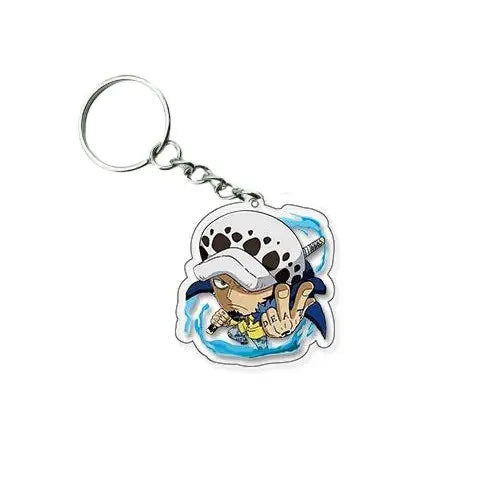 One Piece Baby Face Acrylic Keychain – Luffy, Zoro, Sanji, Law & More