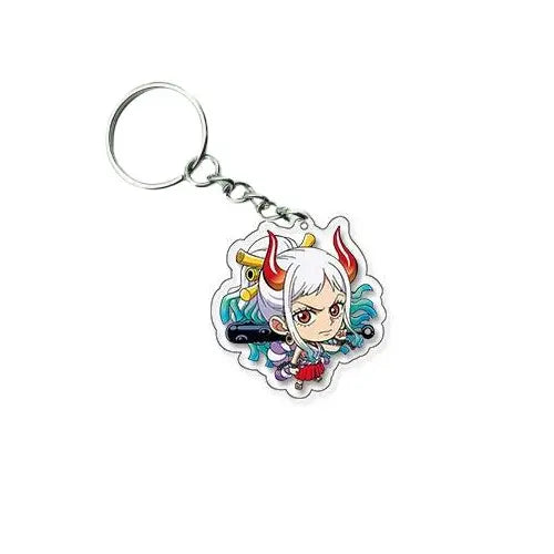 One Piece Baby Face Acrylic Keychain – Luffy, Zoro, Sanji, Law & More