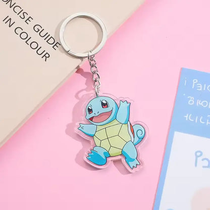 Cute Pokémon Acrylic Keychain – Pikachu, Komala, Bulbasaur & More