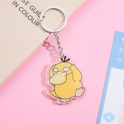 Cute Pokémon Acrylic Keychain – Pikachu, Komala, Bulbasaur & More