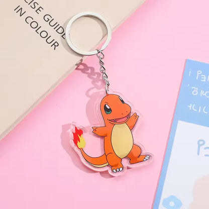Cute Pokémon Acrylic Keychain – Pikachu, Komala, Bulbasaur & More