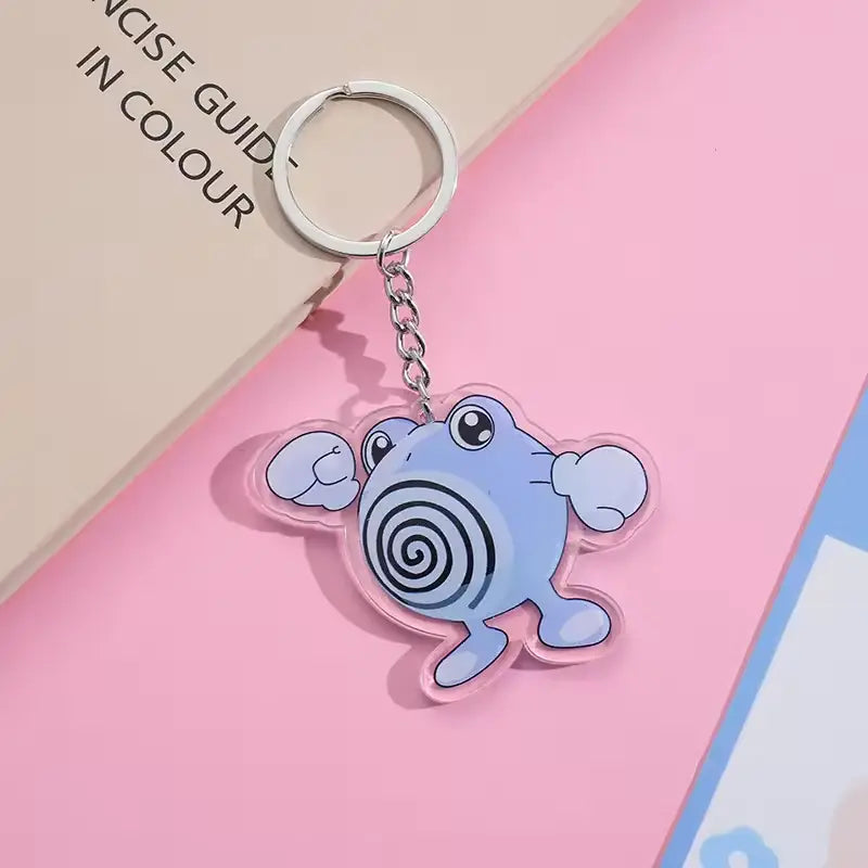 Cute Pokémon Acrylic Keychain – Pikachu, Komala, Bulbasaur & More