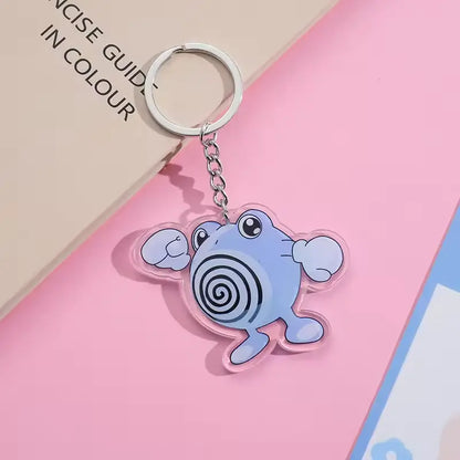 Cute Pokémon Acrylic Keychain – Pikachu, Komala, Bulbasaur & More