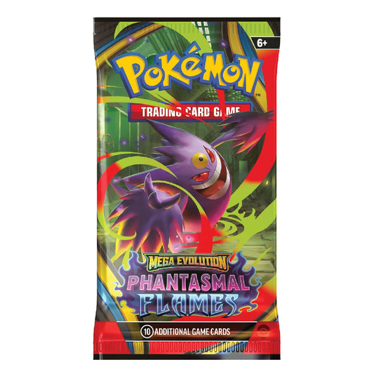 Pokémon TCG: Mega Evolution - Phantasmal Flames Booster Pack | Rip N Ship