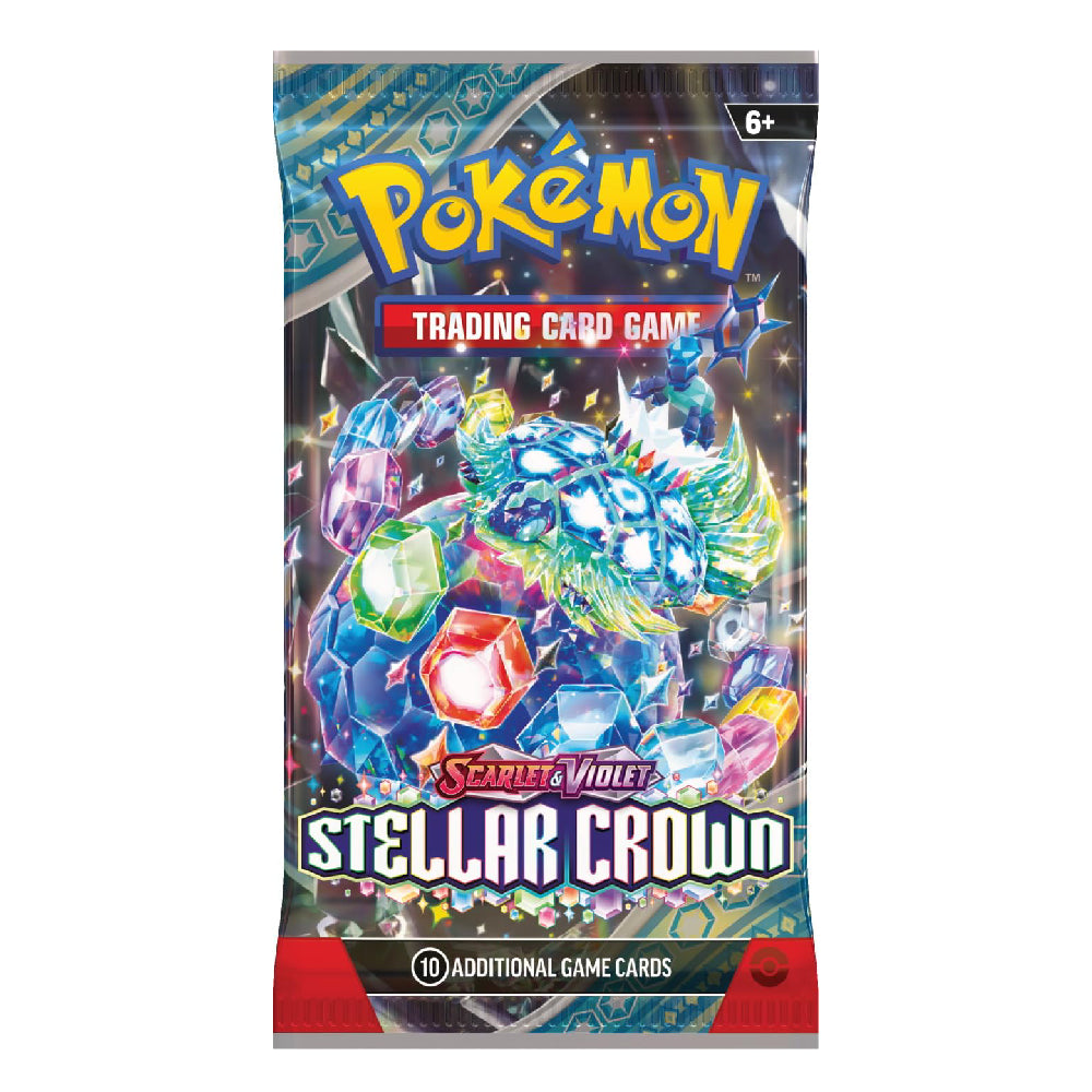 Pokémon TCG: Scarlet & Violet - Stellar Crown Booster Pack - 10 Cards | Rip N Ship