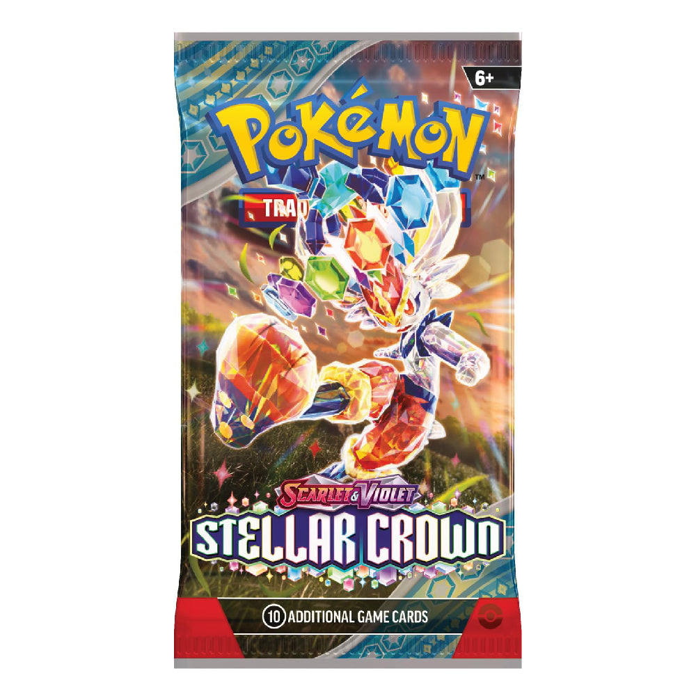 Pokémon TCG: Scarlet & Violet - Stellar Crown Booster Pack - 10 Cards | Rip N Ship