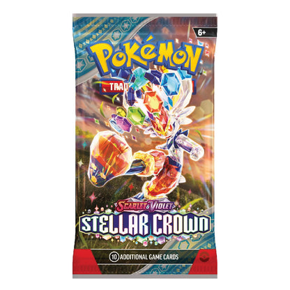 Pokémon TCG: Scarlet & Violet - Stellar Crown Booster Pack - 10 Cards | Rip N Ship