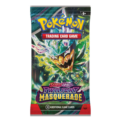 Pokémon TCG: Scarlet & Violet - Twilight Masquerade Collectible Cards Booster Pack | Rip N Ship