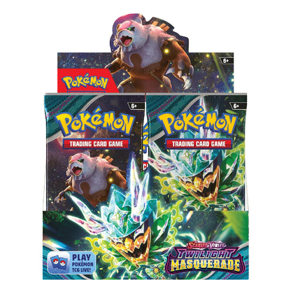 Pokémon TCG: Scarlet & Violet - Twilight Masquerade Collectible Cards Booster Pack | Rip N Ship