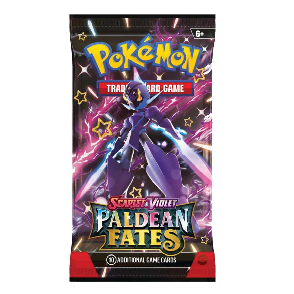 Pokémon TCG: Paldean Fates Booster Pack Scarlet & Violet Shiny Collection Rip N Ship