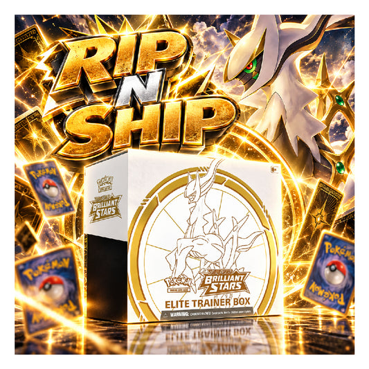 Pokémon TCG Brilliant Stars Elite Trainer Box English | Rip N Ship