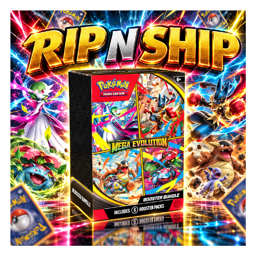 Pokémon TCG Mega Evolution English Booster Bundle | Rip N Ship