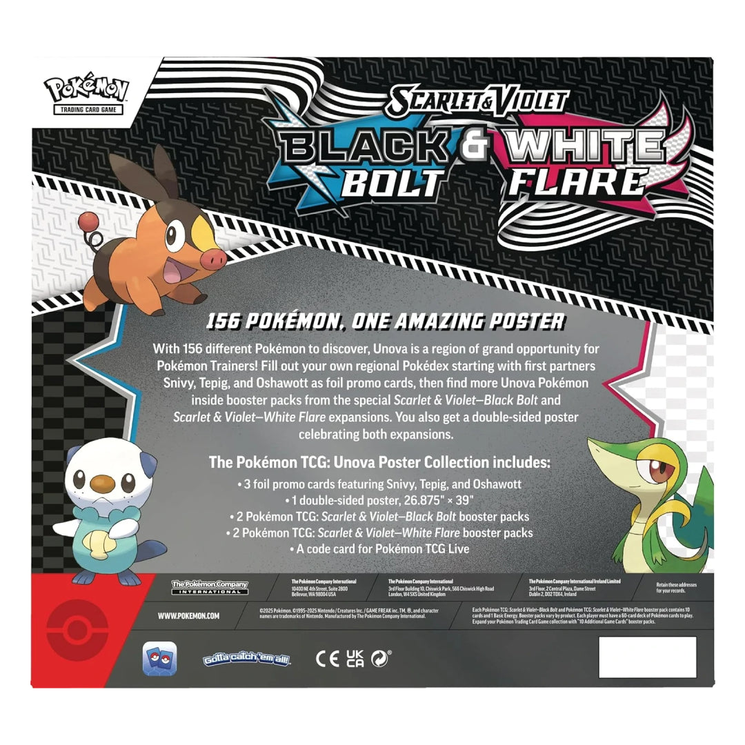 Pokémon TCG Scarlet & Violet 10.5 Unova Poster Box | Rip N Ship