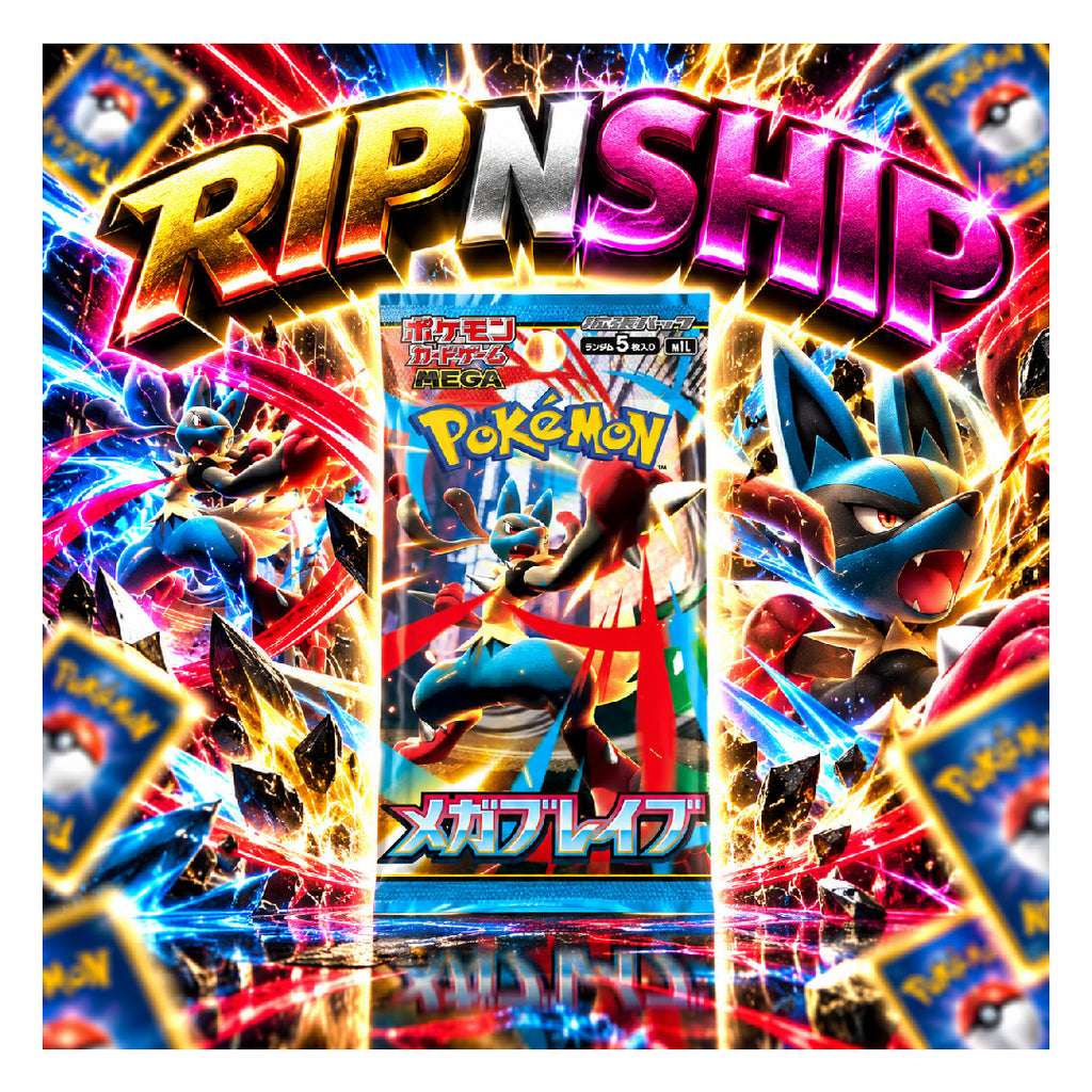 Pokémon TCG Japanese: Mega Brave Booster Pack | Rip N Ship