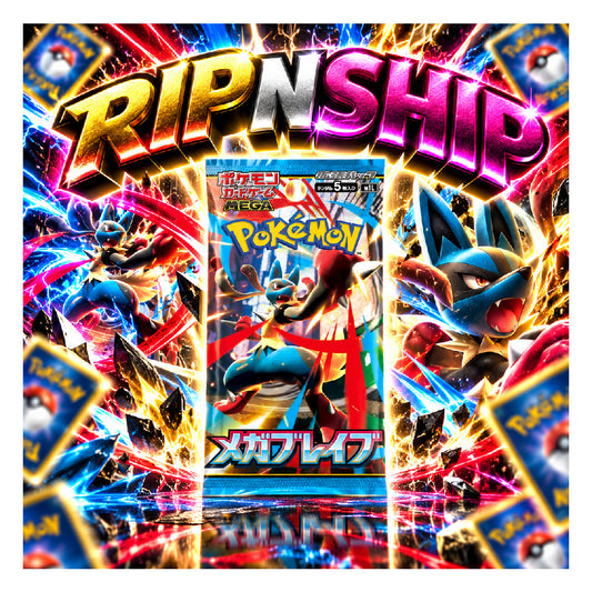 Pokémon TCG Japanese: Mega Brave Booster Pack | Rip N Ship