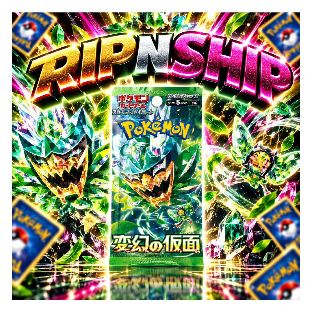 Pokémon TCG Japanese: Scarlet & Violet - Mask of Transformation Booster Pack | Rip N Ship