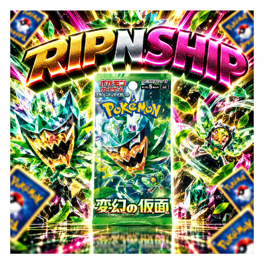 Pokémon TCG Japanese: Scarlet & Violet - Mask of Transformation Booster Pack | Rip N Ship
