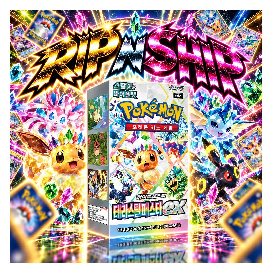 Pokémon TCG Terastal Festival Korean Booster Box | Rip N Ship