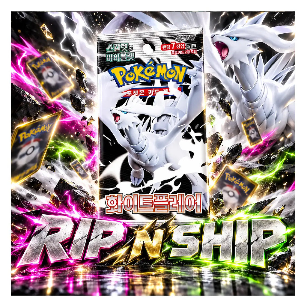 Pokémon TCG White Flare Korean Booster Pack | Rip N Ship