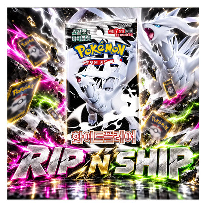 Pokémon TCG White Flare Korean Booster Pack | Rip N Ship