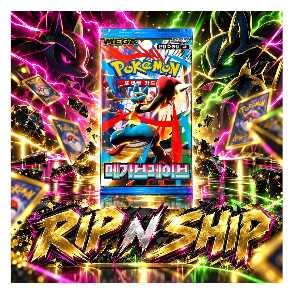 Pokémon TCG Mega Brave Korean Booster Pack | Rip N Ship