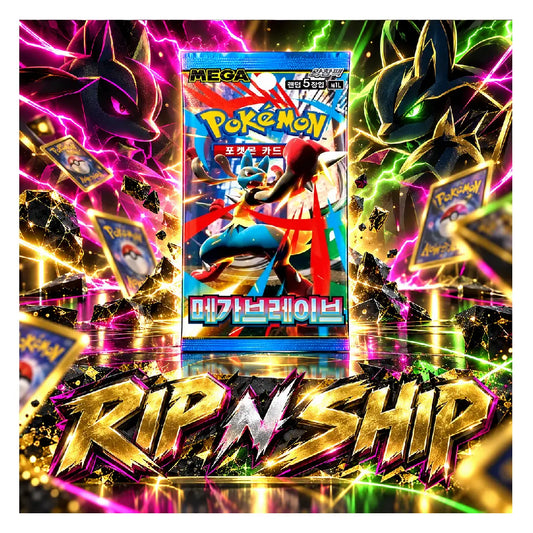 Pokémon TCG Mega Brave Korean Booster Pack | Rip N Ship