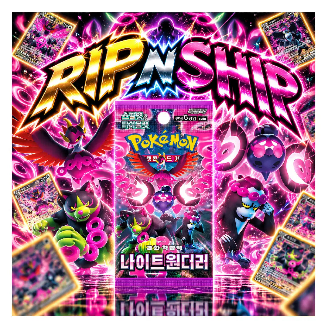 Pokémon TCG Night Wanderer Korean Booster Pack | Rip N Ship